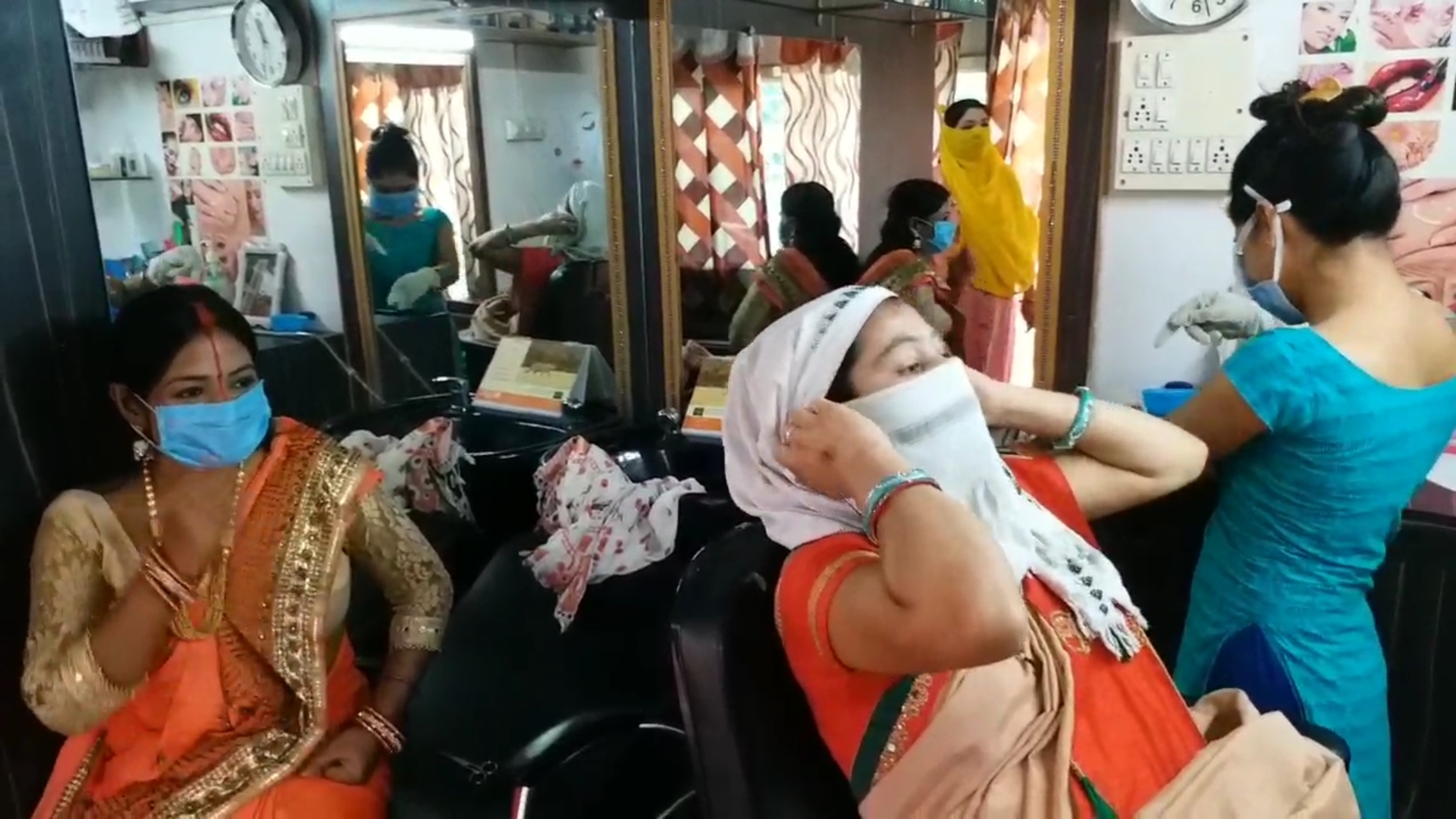 chhattisgarh beauty parlours in lockdown