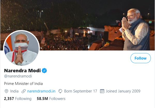 pm modi twitter