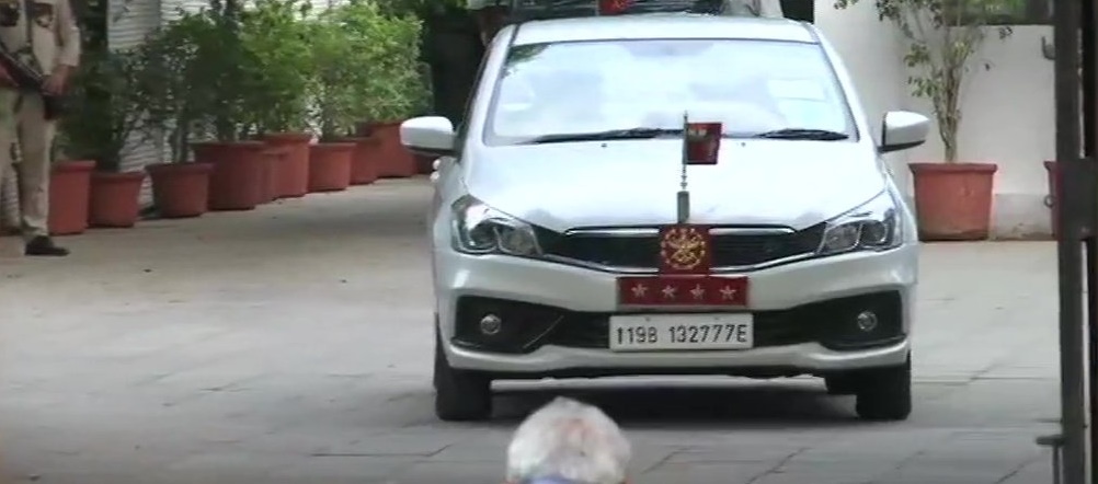 External Affairs Minister, CDS, Army Chief leave Defence Minister's residence