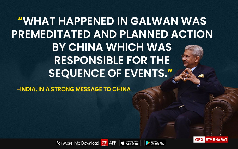 A message conveyed by India to China