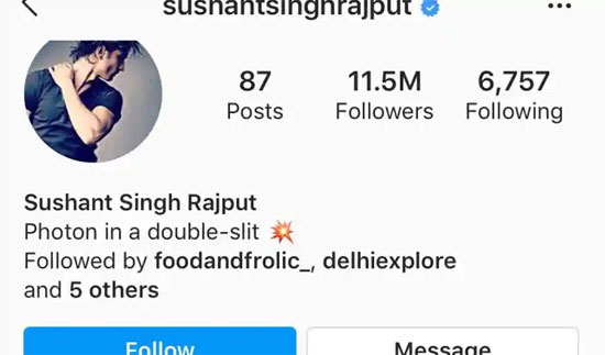 Sushant Singh Rajput has posted a photo of the Depression, a photo of him as a Twitter wallpaper.