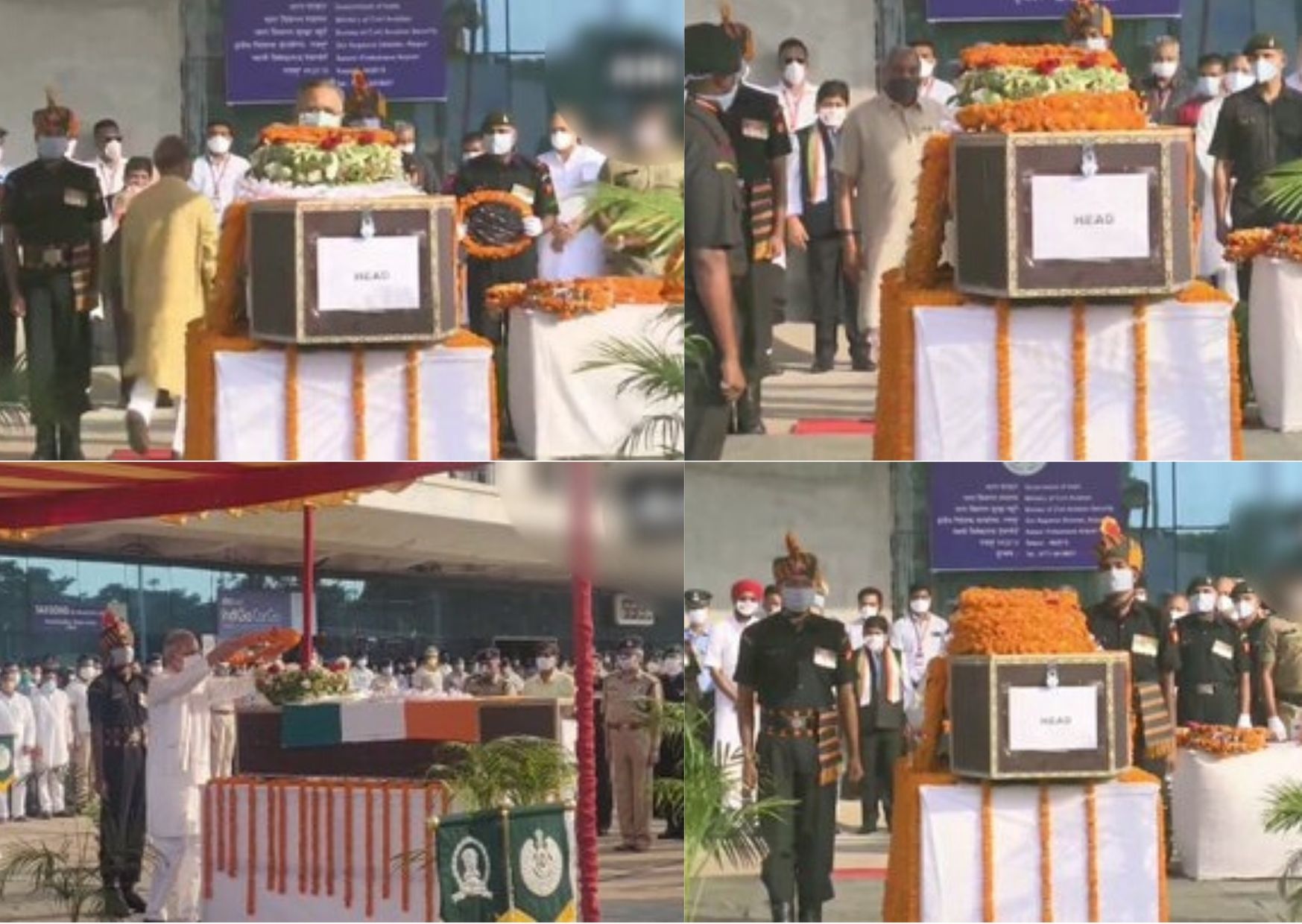 Wreath laying ceremony of Sepoy Ganesh Ram