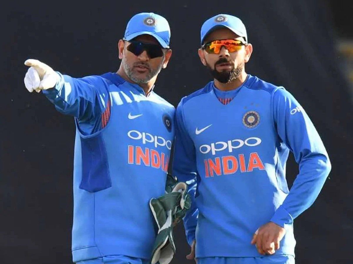 MS Dhoni and virat kohli