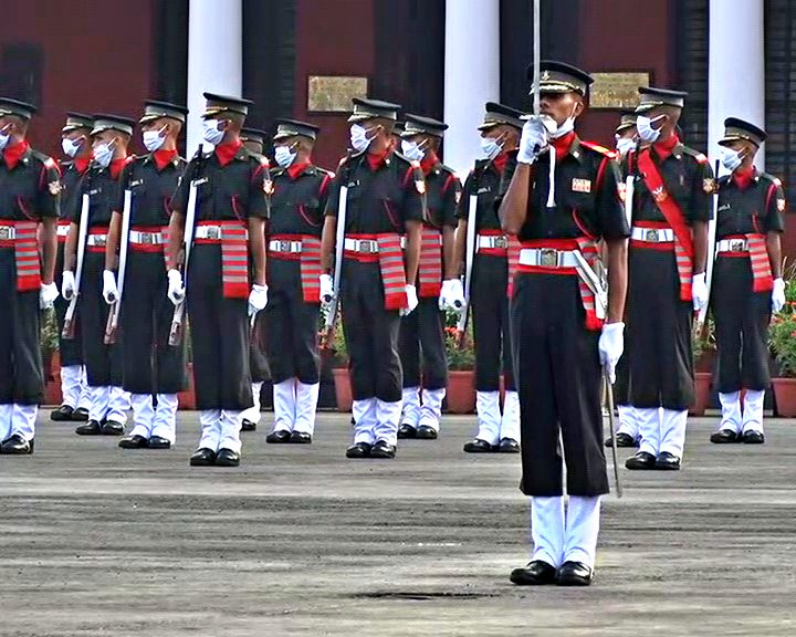 cadets performing parade