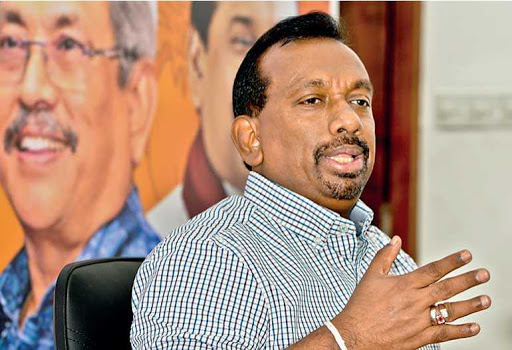 Sri Lanka's former sports minister Mahindananda Aluthgamage