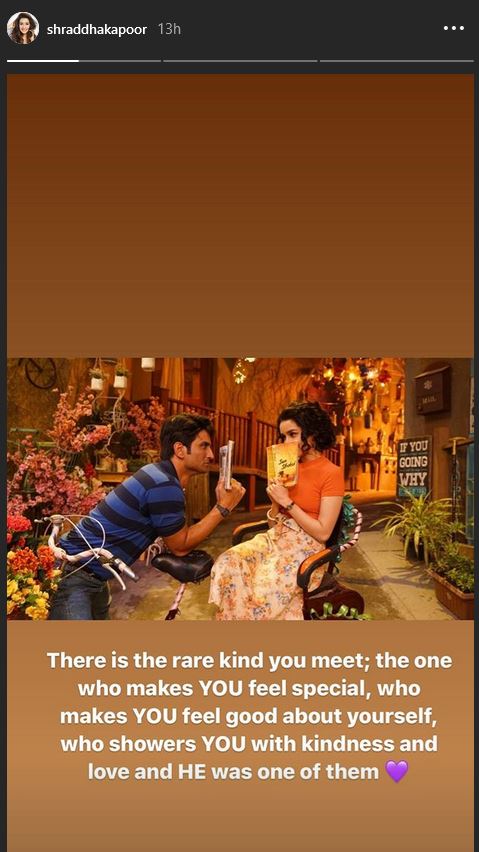 shraddha kapoor instagram story, ETVbharat