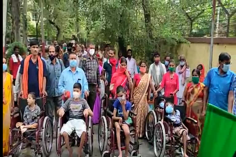 TRAI bicycles distributed among differently-abled children