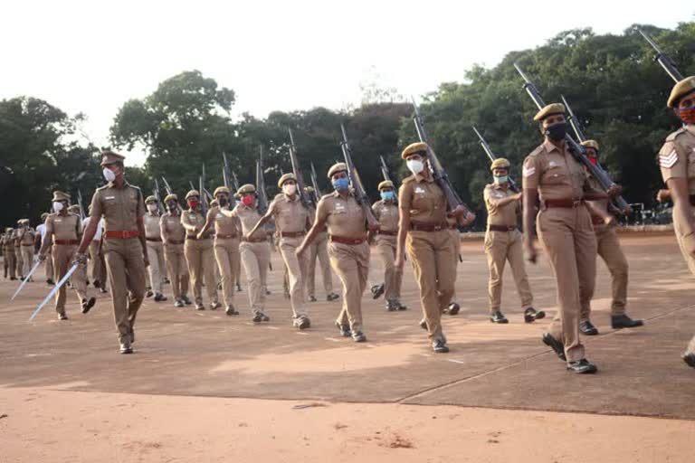 Independence day rehearsal in Kanniyakumari