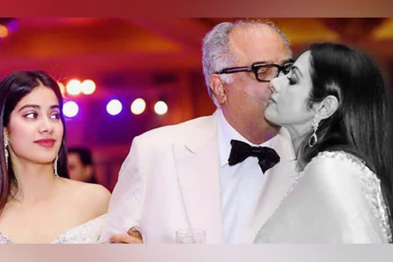 Jhanvi kapoor wedding anniversary wishes for parents