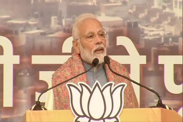 Modi slams oppositions over jungle raj issue in dwarbhanga election rally