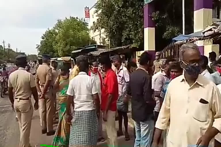 Marxist Protest In Kovilpatti