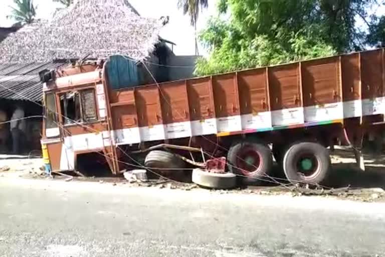 mannargudi hotel lorry clash accident