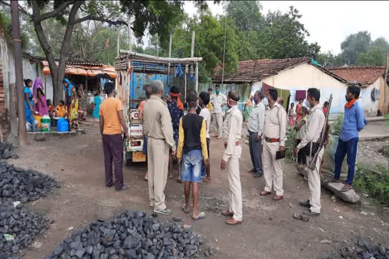 Police campaign against illegal coal traders in dhanbad