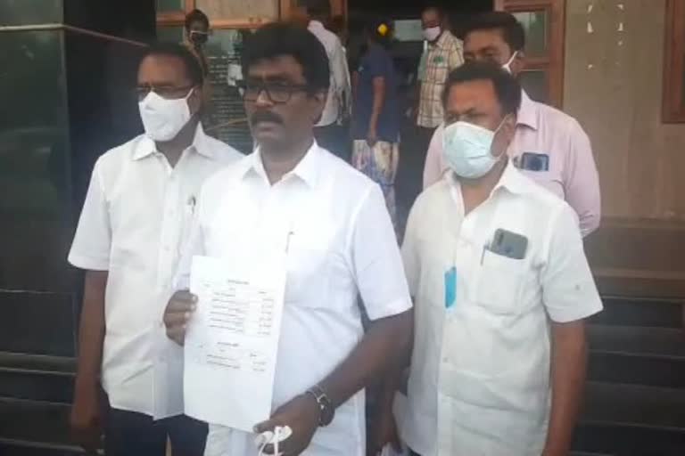 The ruling party has allegedly embezzled funds for cow sheds said salem mp parthiban 