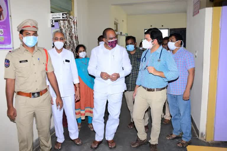 MLA Ramulu Nayak inspected the primary centers in khammam