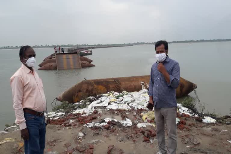 pipa bridge broken in bhojpur