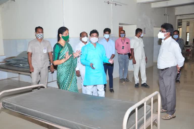 minister sabitha reddy visited tb hospital