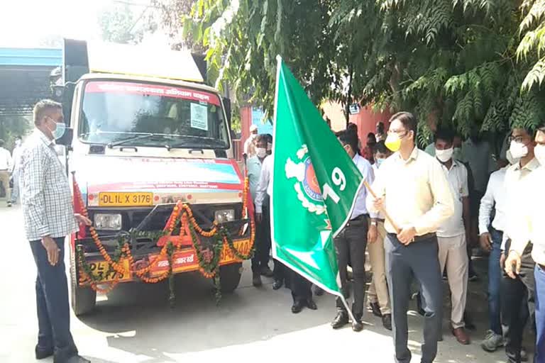 South West District Administration and SPID launch Awareness Van regarding Corona in Delhi