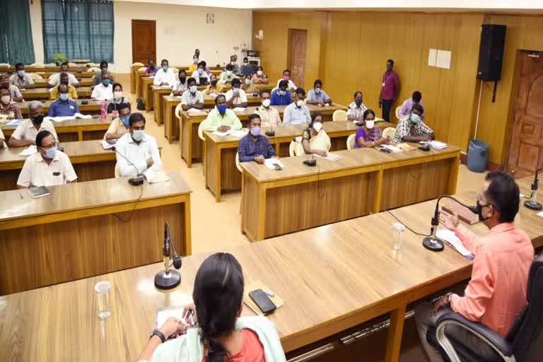 consultative meeting in Karur collector office