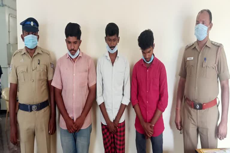 3 arrested for money laundering in erode