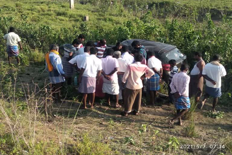 A Man Died by car Accident In Ulundurpet