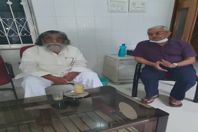 Advocate Rajiv Ranjan met Shibu Soren in ranchi