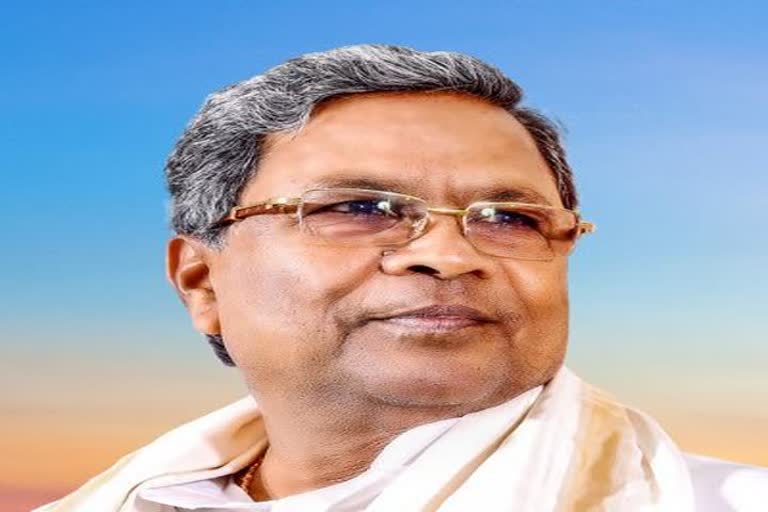 Opposition party leader Siddaramaiah