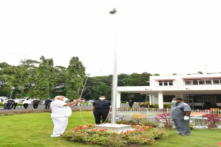 BS Yadiyurappa flag hoisting