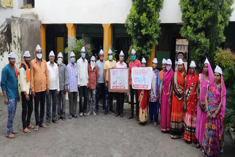 Aam Aadmi Party protests againsted central government