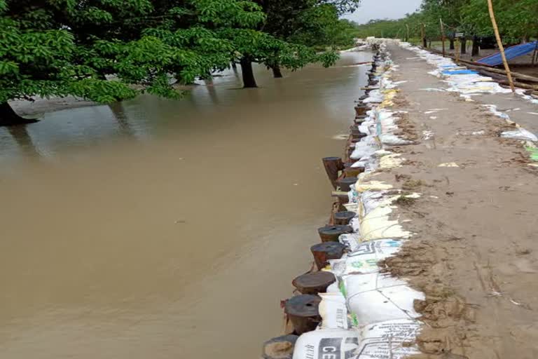 Water level increases in fulhar and mahananda