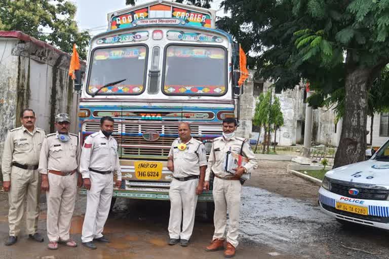 Stolen truck caught