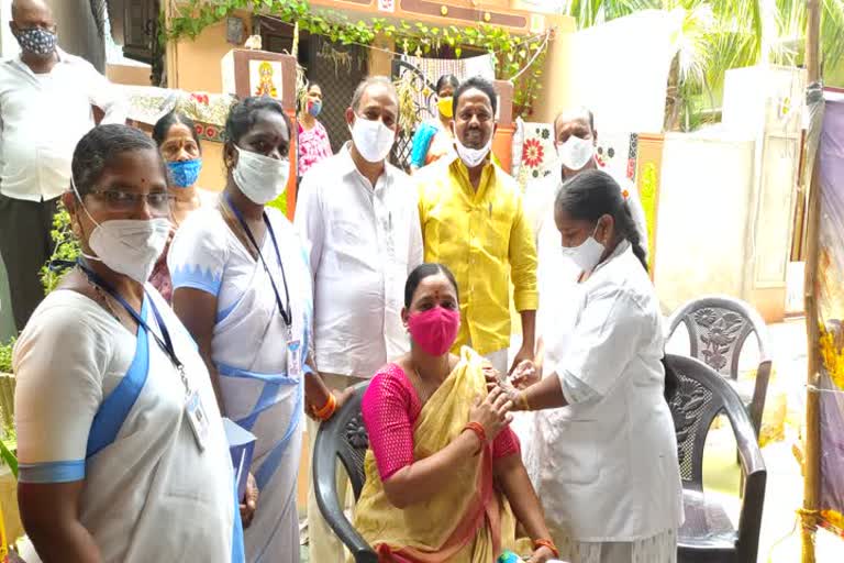 Corona vaccination process in Yadadri