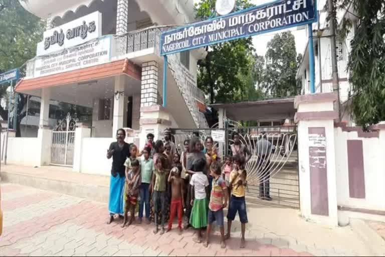 Narikuravar Protest In Nagercoil