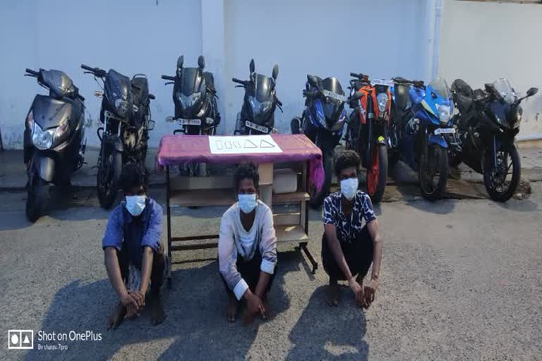 Police arrested chain snatching robbery gang in chennai