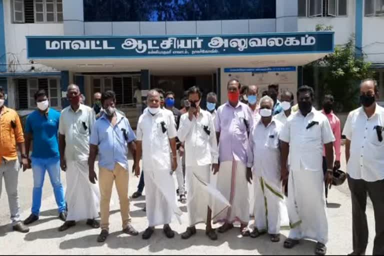 தடுப்பு சுவர்கள் அமைக்க வேண்டும் என குமரி மாவட்ட மீன் தொழிலாளர் சங்கம் கோரிக்கை