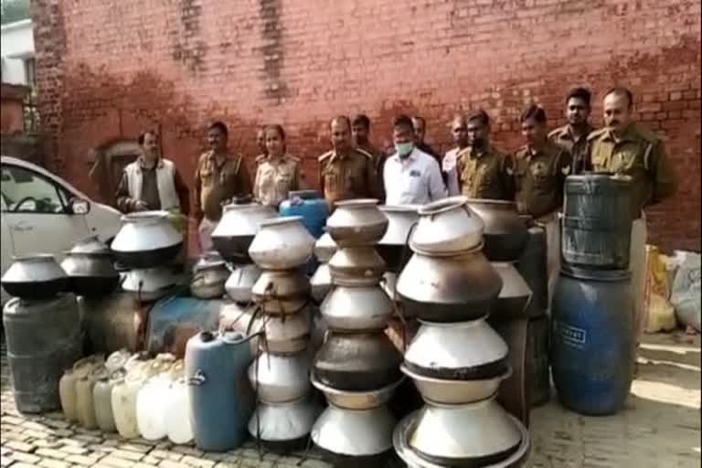 125 liters of illicit liquor recovered in bahraich