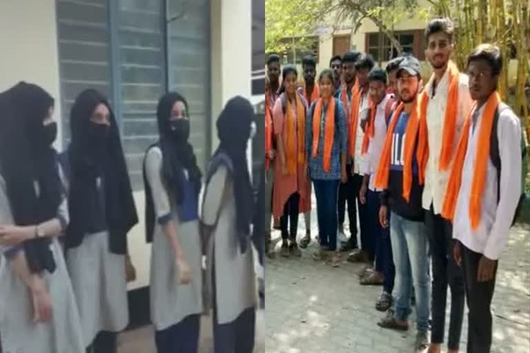 No permission for hijab or saffron shawls Schools aren't for religious observance Karnataka Home Minister Araga Jnanendra Karnataka hijab vs saffron shawl row Udipi communal row സ്കൂളുകളില്‍ ഹിജാബ് വേണ്ടെന്ന് കര്‍ണാടക ആഭ്യന്തര മന്ത്രി ഉടുപ്പിയിലെ വര്‍ഗീയത കാവിഷോളും ഹിജാബും