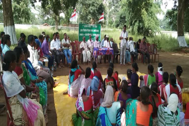 Weekly meeting in Jareya village of Namkum ranchi