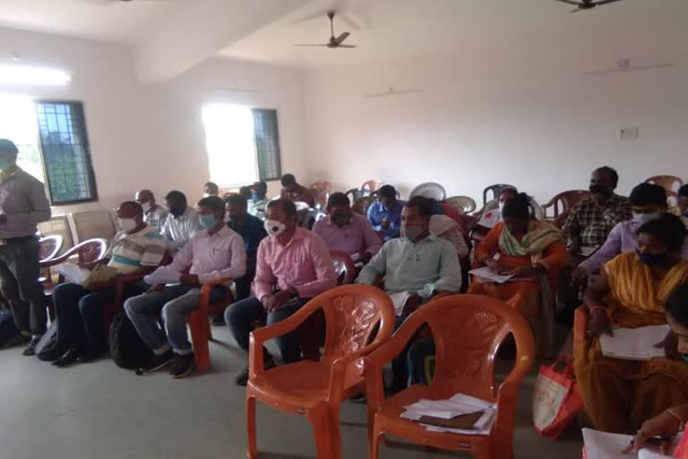 DDC Review meeting of development plans in Chaibasa