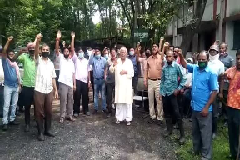 Nukkad Sabha organized against commercial mining in Dhanbad