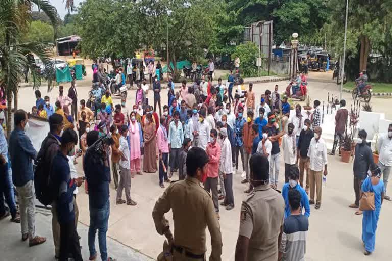  protest in front of Meggan Hospital protests