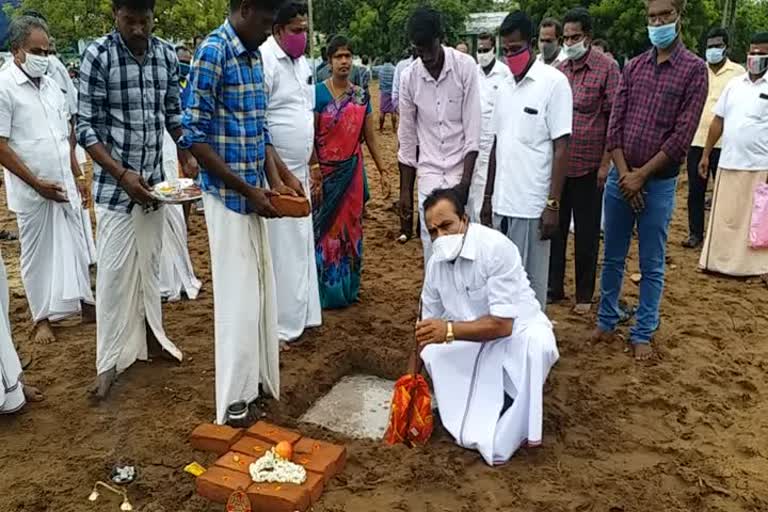 MLA S. Pounraj Opening Two Building Construction