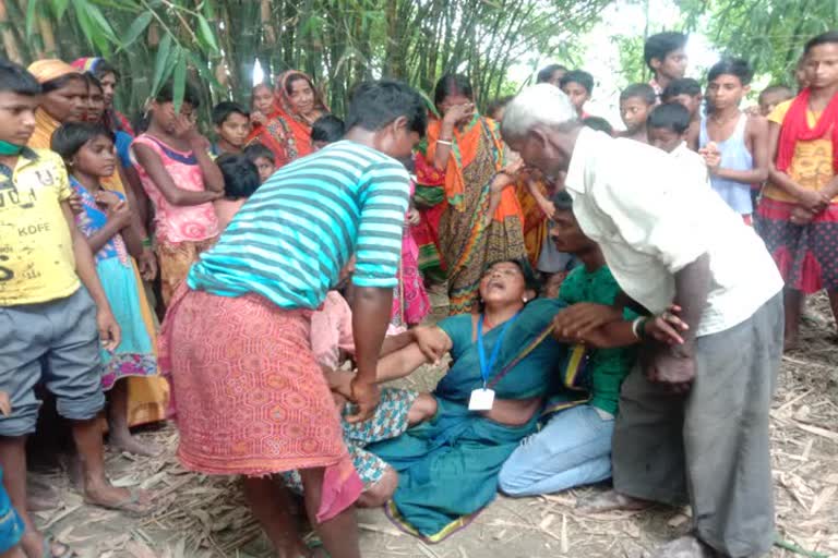 dead body in margang river