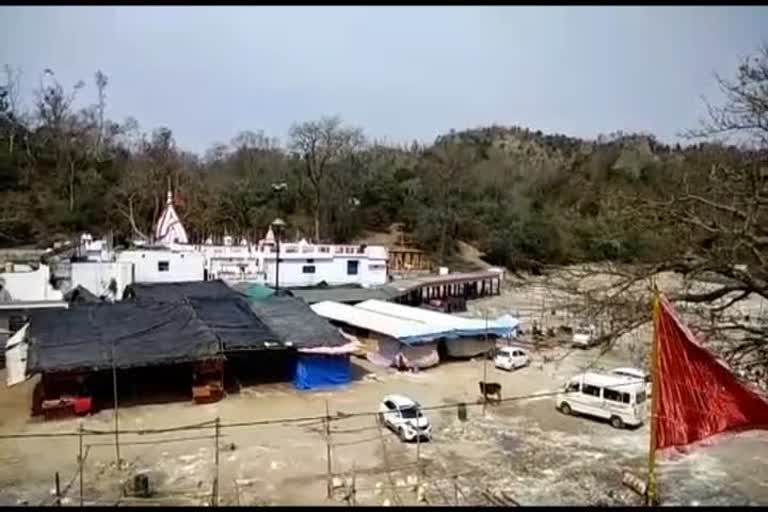 door of siddhpeeth shakambhari devi temple not opened