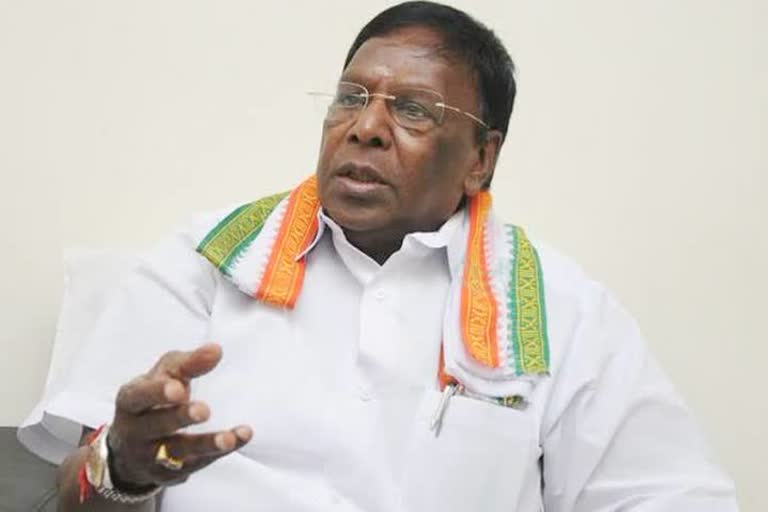 puducherry cm narayanasamy tested negative in corona