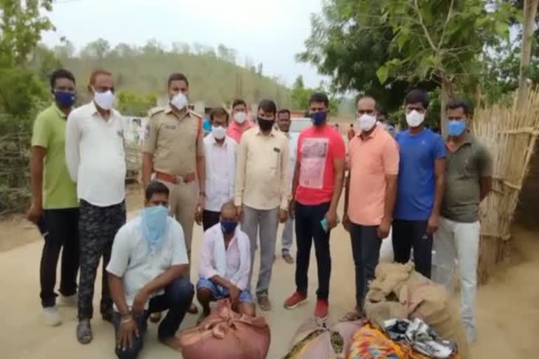 Komuram Bhim Asifabad district police seized cannabis smuggled 