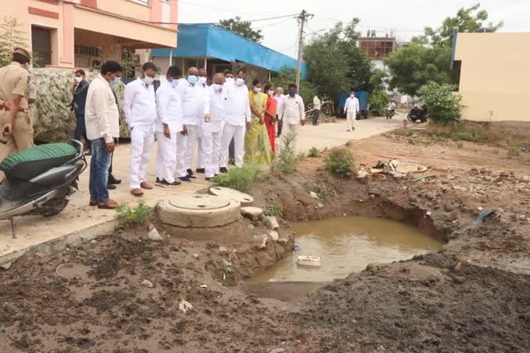 Minister Mallareddy laid the foundation stone for several development projects