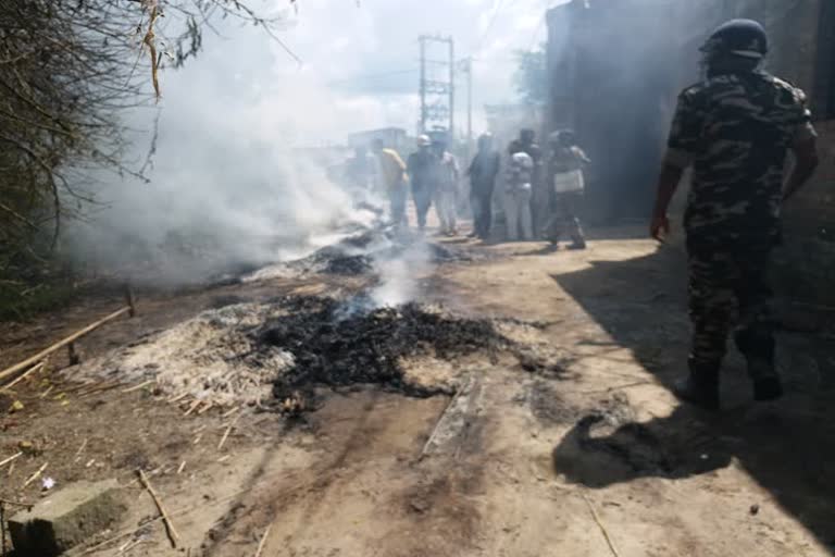 Bombing in shantipur