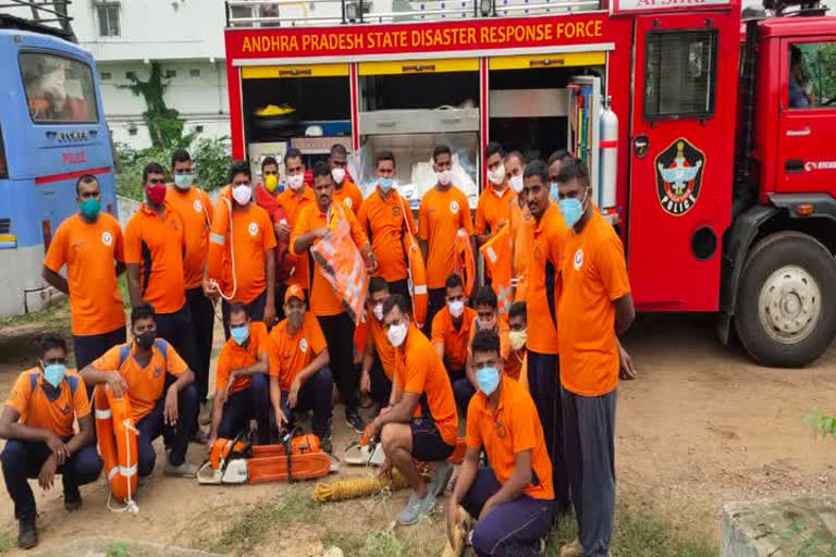 ndrf teams ready at cyclone affected areas