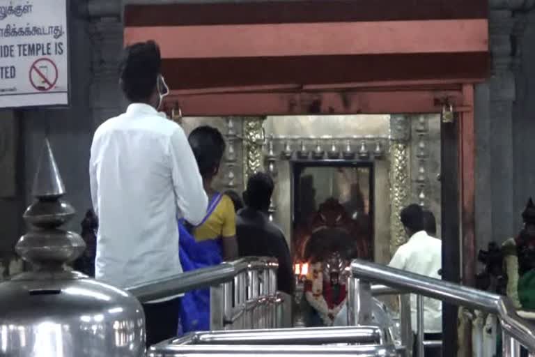 erode bannari amman temple opened after lockdown relief